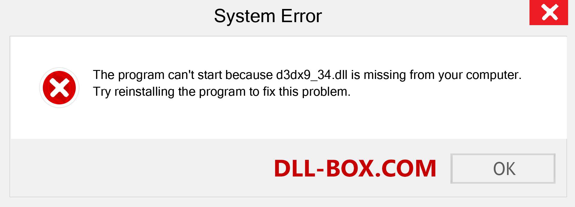  d3dx9_34.dll file is missing?. Download for Windows 7, 8, 10 - Fix  d3dx9_34 dll Missing Error on Windows, photos, images